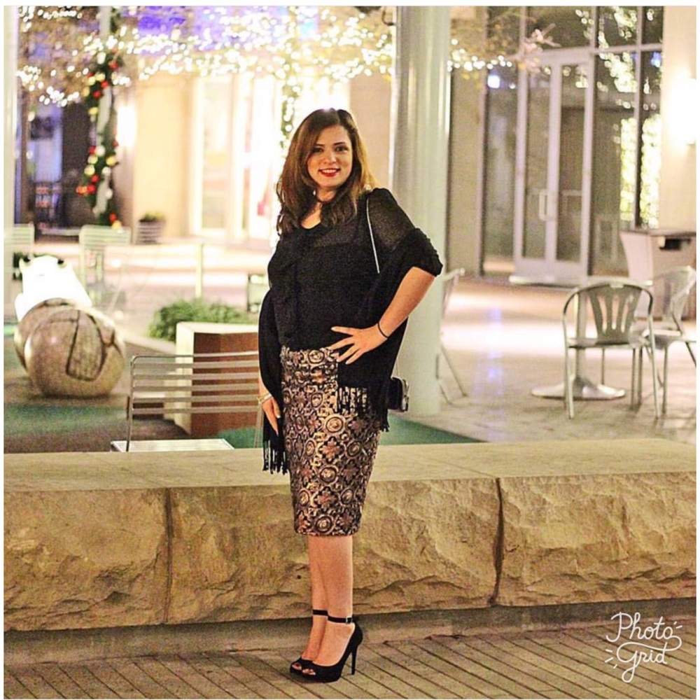 Sequin skirt